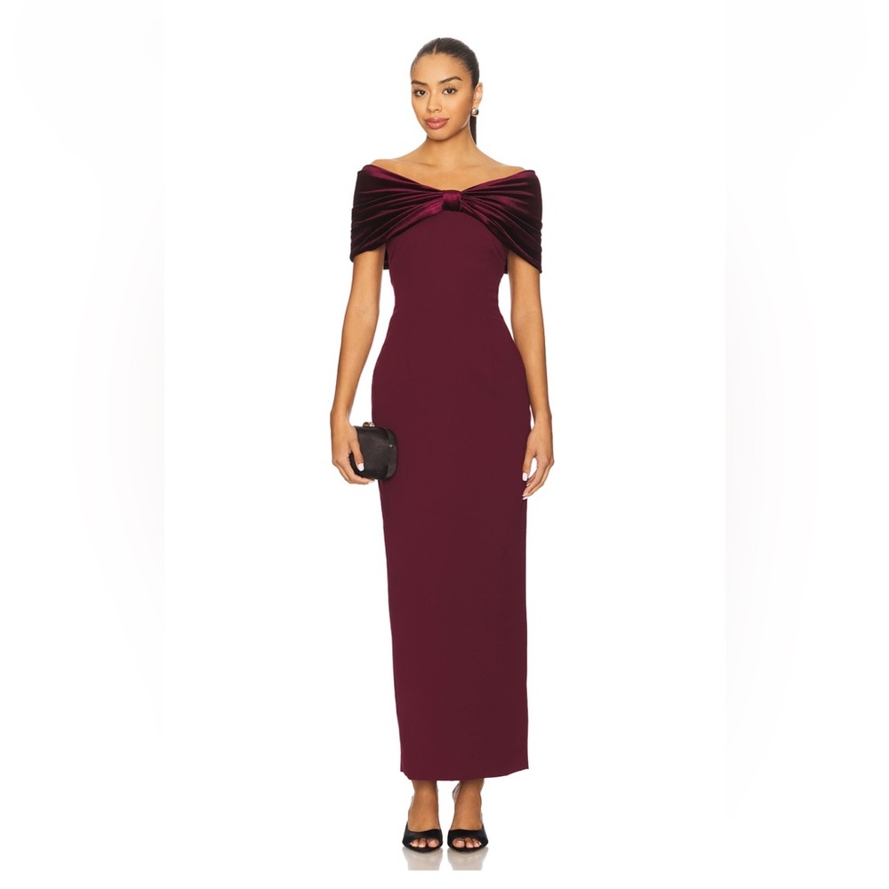 Sonya Moda Rosewood Off-Shoulder Wedding Dress